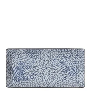 PLATE 9"X 4.5" AIZOME MUMS - cozylivehome.com | we sell a wide range of comfortable household items* Shop All