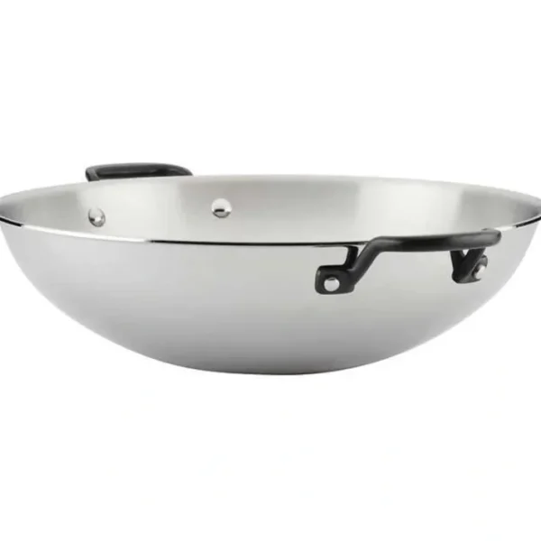 Shop All^5-Ply Clad Polished Stainless Steel Wok - cozylivehome.com | we sell a wide range of comfortable household items