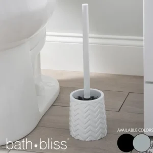Poly Resin Chevron Toilet Brush W Embossed Pattern - cozylivehome.com | we sell a wide range of comfortable household items* Housewares