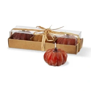 Pumpkin Tealight Candles Set 3 - cozylivehome.com | we sell a wide range of comfortable household items* Shop All