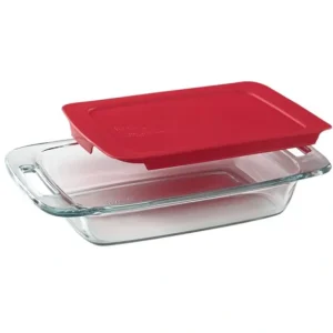 PYREX-RECT-2qt- w/GLASS COVER - cozylivehome.com | we sell a wide range of comfortable household items* Shop All
