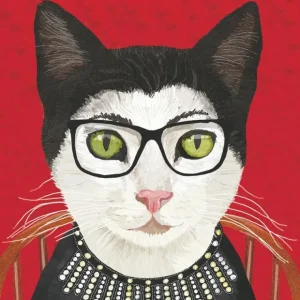 RBG CAT NAPKIN - cozylivehome.com | we sell a wide range of comfortable household items* Shop All