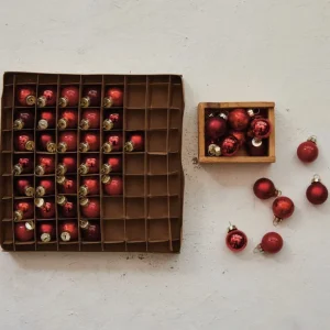 Red Glass Ball Ornaments Set- 49 - cozylivehome.com | we sell a wide range of comfortable household items* Ornament