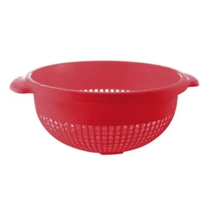 1128-red Plastic Round Strainer Large 14 Inch Red - cozylivehome.com | we sell a wide range of comfortable household items* Housewares