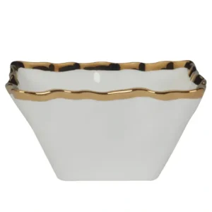 20495 Regency Gold Square Snack Bowls 5.5in - cozylivehome.com | we sell a wide range of comfortable household items* Giftware