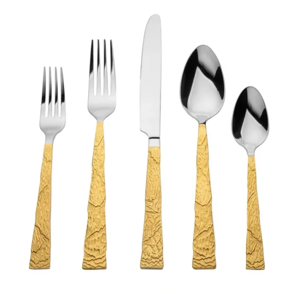 Shop All^8762 Ricci 18/10 Shale Gold Two-tone - cozylivehome.com | we sell a wide range of comfortable household items
