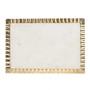 Shop All^95651 RIPPLE GOLD 16X12 MARBLE TRAY - cozylivehome.com | we sell a wide range of comfortable household items