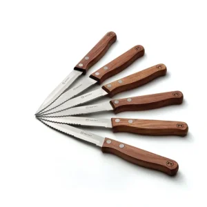 ROSEWOOD COLLECTION STEAK KNIFE SET, 6-PIECE - cozylivehome.com | we sell a wide range of comfortable household items* Shop All
