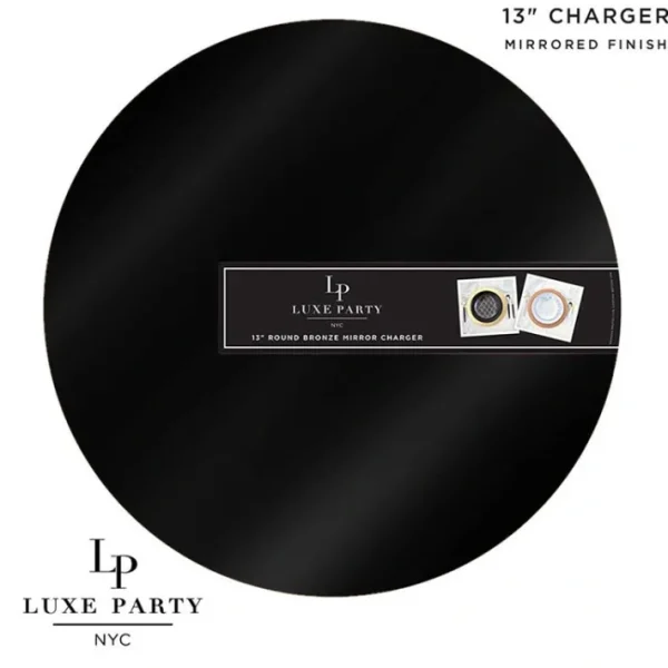 Shop All^13" Round Black Light Weight Charger - cozylivehome.com | we sell a wide range of comfortable household items