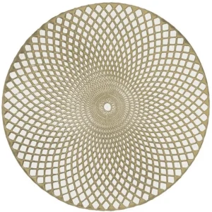 ROUND CUTOUT METALLIC PLACEMATS - cozylivehome.com | we sell a wide range of comfortable household items* Shop All
