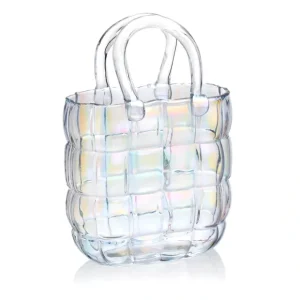 27227 RUNWAY BAG VASE CLR IRIDESCENT - cozylivehome.com | we sell a wide range of comfortable household items* Giftware