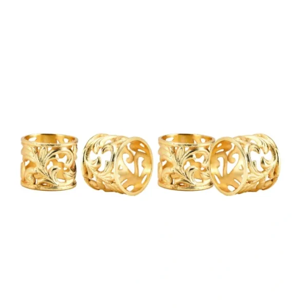 Shop All^50635 S/4 BAROQUE NAPKIN RINGS - cozylivehome.com | we sell a wide range of comfortable household items