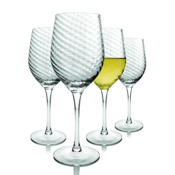 Shop All^29025 S/4 Infinity White Wine Goblet - cozylivehome.com | we sell a wide range of comfortable household items