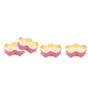 Shop All^95550 S/4 PINK SWIRL NAPKIN RINGS - cozylivehome.com | we sell a wide range of comfortable household items