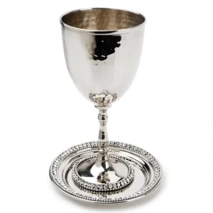 SDKC69 Brass Hammered Kiddush Cup with Chatons - cozylivehome.com | we sell a wide range of comfortable household items* Shop All