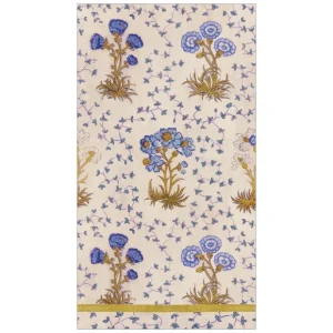 SEMIS DE FLEURS BLUE GUEST TOWEL - cozylivehome.com | we sell a wide range of comfortable household items* Shop All