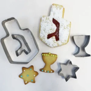 Set of 4 Chanukah Stainless Steel Cookie Cutters - cozylivehome.com | we sell a wide range of comfortable household items* Shop All