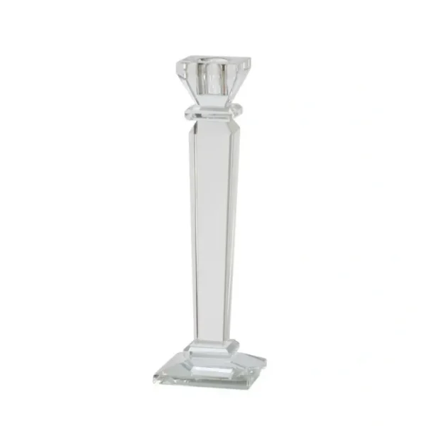 Shop All^15352-02 Set Of 2 GLASS 9" CANDLE HOLDER, CLEAR - cozylivehome.com | we sell a wide range of comfortable household items