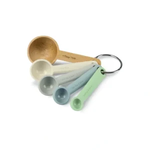 SILICONE & BEECHWOOD MEASURING SPOON SET - cozylivehome.com | we sell a wide range of comfortable household items* Shop All