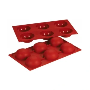 Silicone 6-Cavity Chocolate Bomb Mold Hemisphere 2.7oz - cozylivehome.com | we sell a wide range of comfortable household items* Shop All