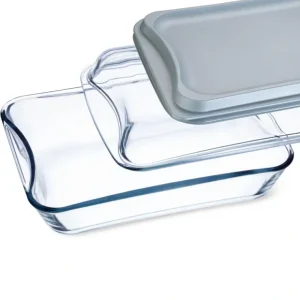 Simax Exclusive 12.5 inch x 9 inch 2.6 qt Rectangular Glass Roaster w/ Glass Lid and Plastic Lid 2 pc - cozylivehome.com | we sell a wide range of comfortable household items* Shop All