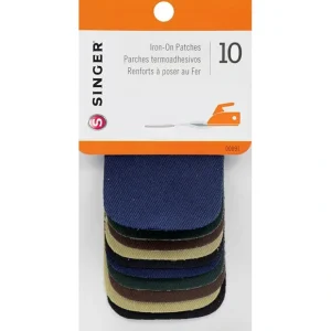 SINGER-IRON ON PATCHES-2″X3 CD/10 – ASSTD COLORS - cozylivehome.com | we sell a wide range of comfortable household items* Housewares