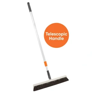 Slim 18" Swivel Head Broom with Durable Horsehair Bristles - cozylivehome.com | we sell a wide range of comfortable household items* Shop All