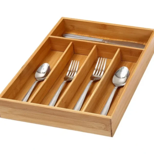 Shop All^5-Slot Bamboo Drawer Organizer - cozylivehome.com | we sell a wide range of comfortable household items