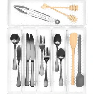 Spectrum Hexa Drawer Organizer Cutlery Tray - cozylivehome.com | we sell a wide range of comfortable household items* Shop All