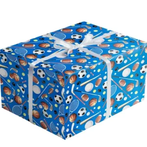 Sports Gift Wrap - Rolls - cozylivehome.com | we sell a wide range of comfortable household items* Giftware