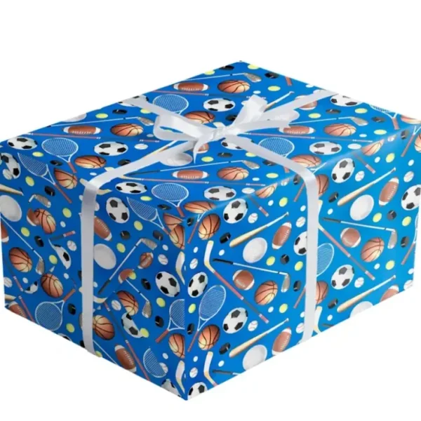 Sports Gift Wrap - Rolls - cozylivehome.com | we sell a wide range of comfortable household items* Giftware