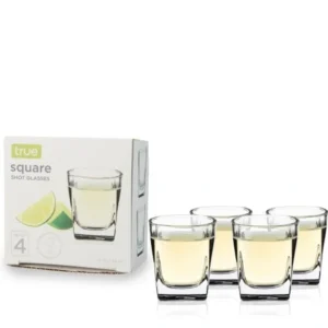 SQUARE SHOT GLASSES 1.5 OZ (SET OF 4) - cozylivehome.com | we sell a wide range of comfortable household items* Shop All