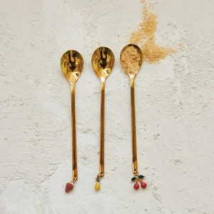 Stainless Steel Spoon w/ Fruit Charm - cozylivehome.com | we sell a wide range of comfortable household items* Shop All
