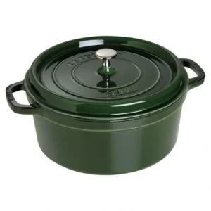 STAUB COCOTTE 7 QT ROUND BASIL - cozylivehome.com | we sell a wide range of comfortable household items* Shop All