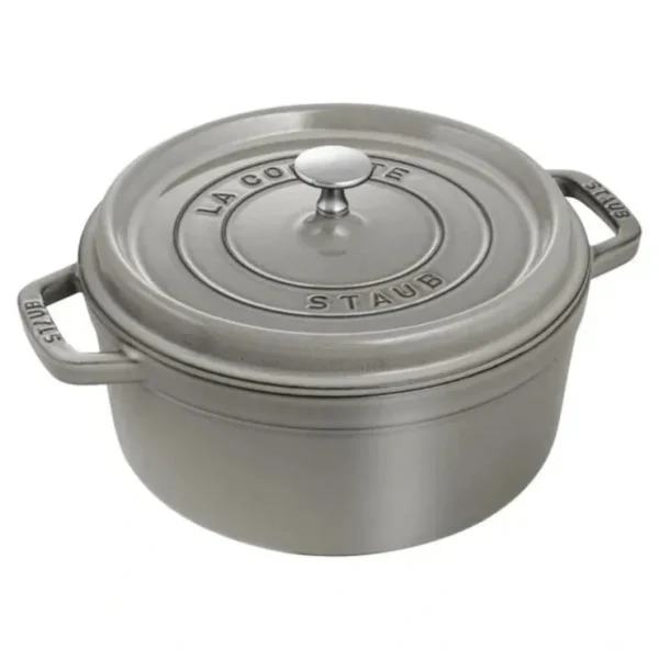 STAUB COCOTTE 4 QT ROUND GRAPHITE - cozylivehome.com | we sell a wide range of comfortable household items* Shop All