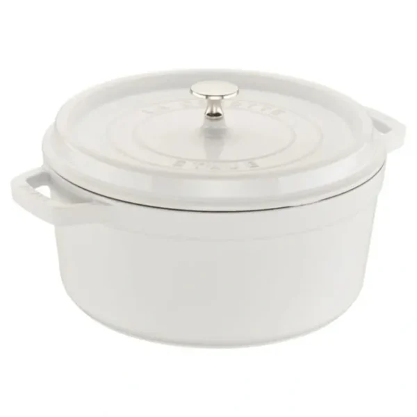 STAUB COCOTTE 5.5 QT ROUND WHITE - cozylivehome.com | we sell a wide range of comfortable household items* Shop All