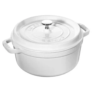 STAUB COCOTTE 4 QT ROUND WHITE - cozylivehome.com | we sell a wide range of comfortable household items* Shop All