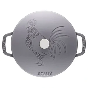 STAUB COCOTTE W/ROOSTER LID 4 QT GRAPHITE - cozylivehome.com | we sell a wide range of comfortable household items* Shop All