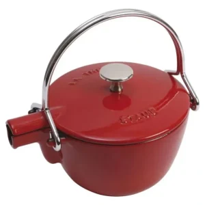 STAUB TEAPOT 1 QT CHERRY - cozylivehome.com | we sell a wide range of comfortable household items* Shop All