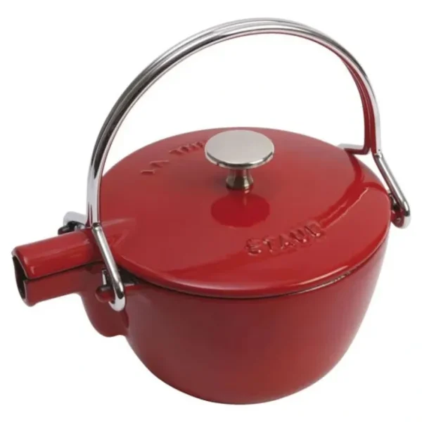 STAUB TEAPOT 1 QT CHERRY - cozylivehome.com | we sell a wide range of comfortable household items* Shop All