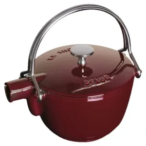 STAUB TEAPOT 1 QT GRENADINE - cozylivehome.com | we sell a wide range of comfortable household items* Shop All