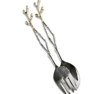 13850 Steel & Brass Bud Server S/2 - cozylivehome.com | we sell a wide range of comfortable household items* Giftware