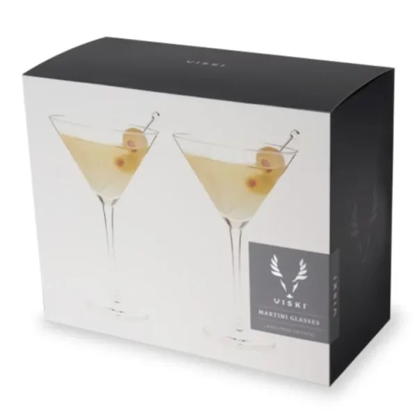 Stemmed Crystal Martini Glasses by Viski - cozylivehome.com | we sell a wide range of comfortable household items* Shop All