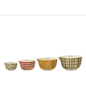 Stoneware Measuring Cup Set/4 - cozylivehome.com | we sell a wide range of comfortable household items* Shop All
