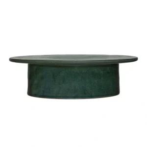 STONEWARE PEDESTAL MATTE GREEN - cozylivehome.com | we sell a wide range of comfortable household items* Shop All