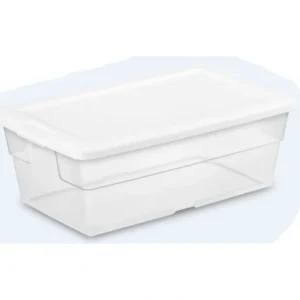 STORAGE CLEAR 6qt 13 x8 x5-whtop - cozylivehome.com | we sell a wide range of comfortable household items* Shop All