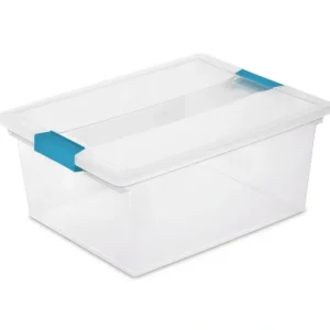 STORAGE CLIP BOX-14x11 x6.25 CLEAR - cozylivehome.com | we sell a wide range of comfortable household items* Shop All