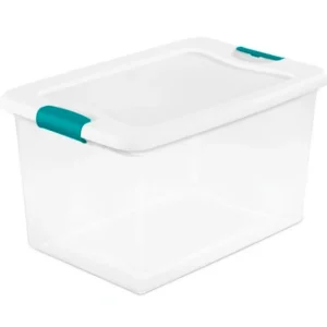 STORAGE-LATCH-64qt-24x16x13.5-WHT - cozylivehome.com | we sell a wide range of comfortable household items* Shop All