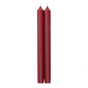 STRAIGHT TAPER 10" BORDEAUX - cozylivehome.com | we sell a wide range of comfortable household items* Shop All
