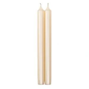 STRAIGHT TAPER CANDLE 10" IVORY PEARL - cozylivehome.com | we sell a wide range of comfortable household items* Shop All